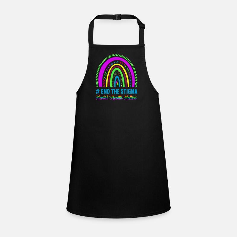 End the Stigma Mental Health Matters Rainbow Children's Apron