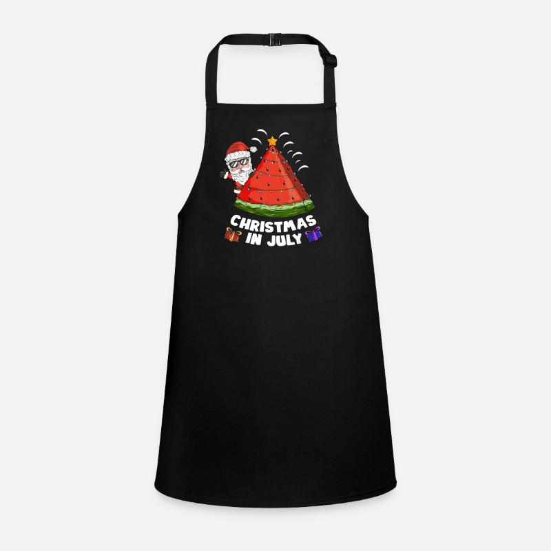 Sapin pastèque X Mas Vacances Noël Tablier Enfant
