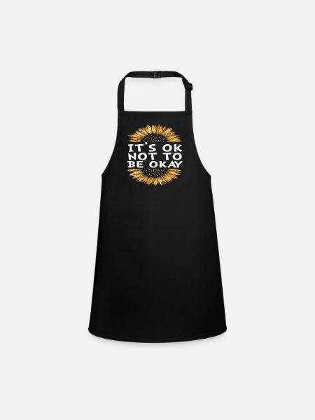 Take Of Care Yourself Self Care Quotes - Children's Apron - black - Front