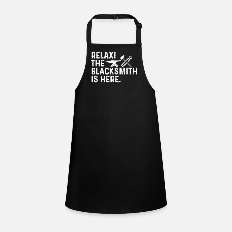 Blacksmith Shirt Metalworker Anvil Cutler Children's Apron