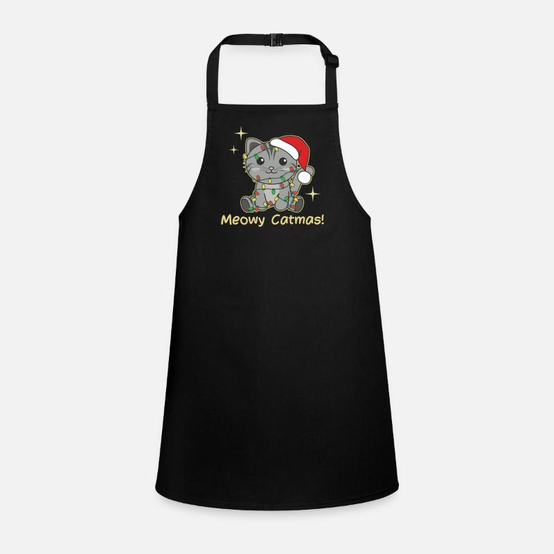 Chat Noël Animaux mignon chat Meowy Catmas Tablier Enfant