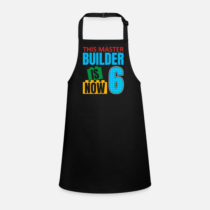 This builder is now 6, Toy Blocks 6. Children's Apron