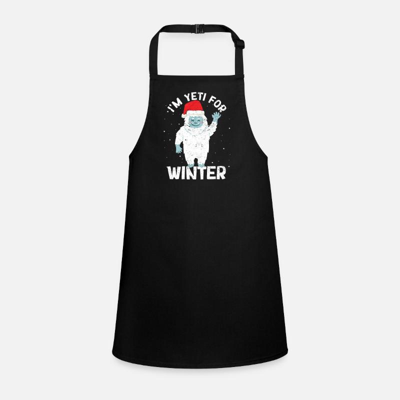 I'm Yeti for Winter Xma's White Snow Children's Apron