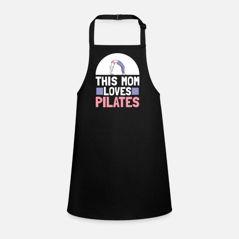 Cette mère aime l’amante de Pilates Mama Mami Tablier Enfant