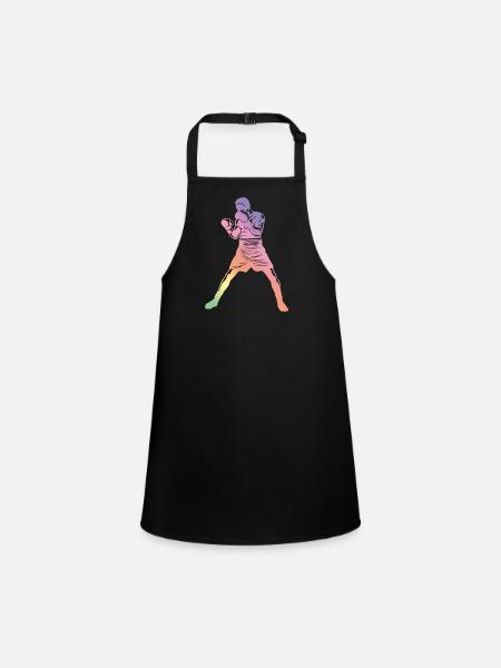 Boîtes Silhouette - Tablier Enfant - noir - Devant