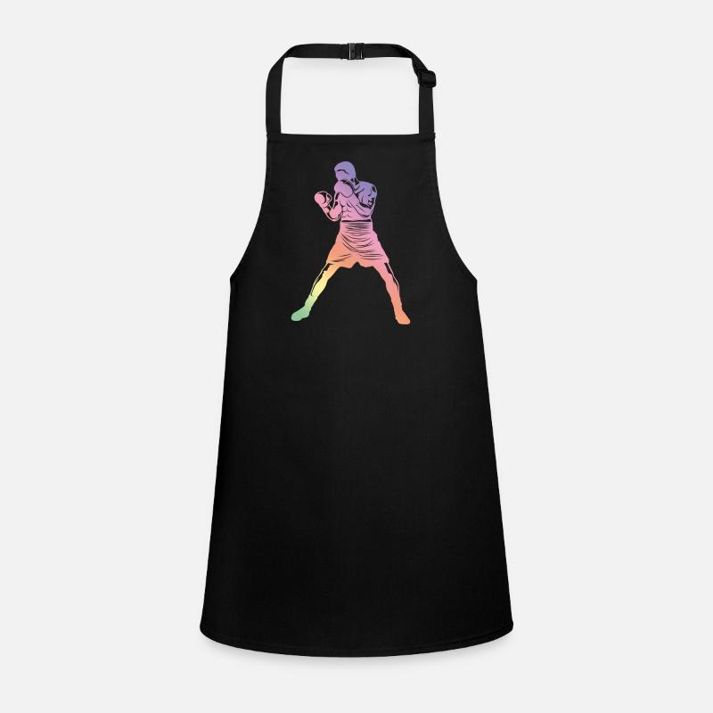 Boxes Silhouette Children's Apron