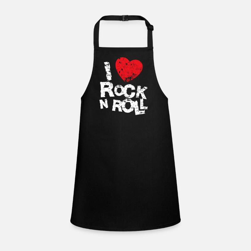 J’ADORE LE ROCK N ROLL. Tablier Enfant
