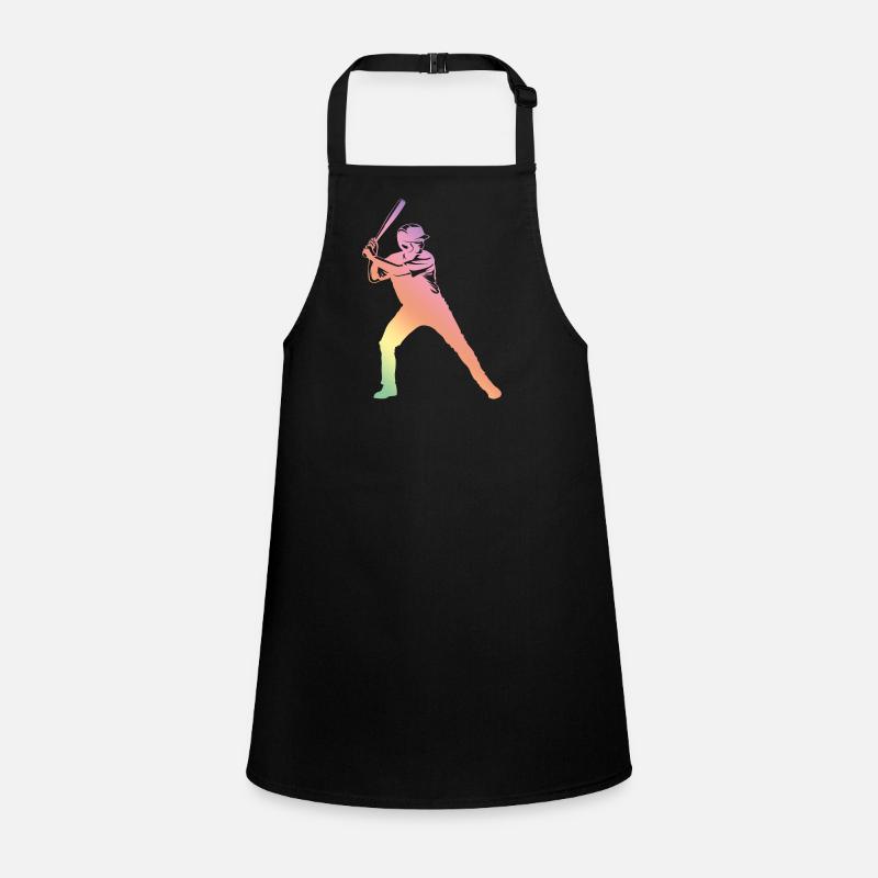 silhouette de baseball Tablier Enfant