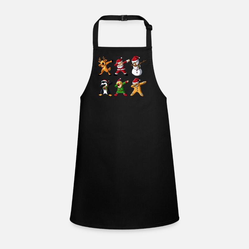 Christmas Squad Santa Claus Gingerbread Elf Children's Apron