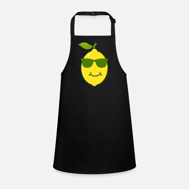 Citron souriant avec des lunettes de soleil - Funny Lemon Tablier Enfant
