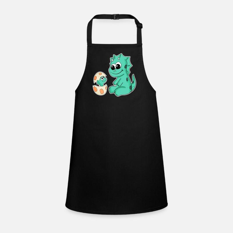 Dinosaurier mit Baby Dinosaurier Schürze für Kinder