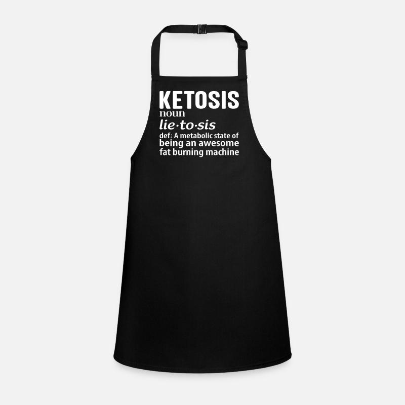 LCHF Ich bin in Ketose Ketogene Ernährung Schürze für Kinder