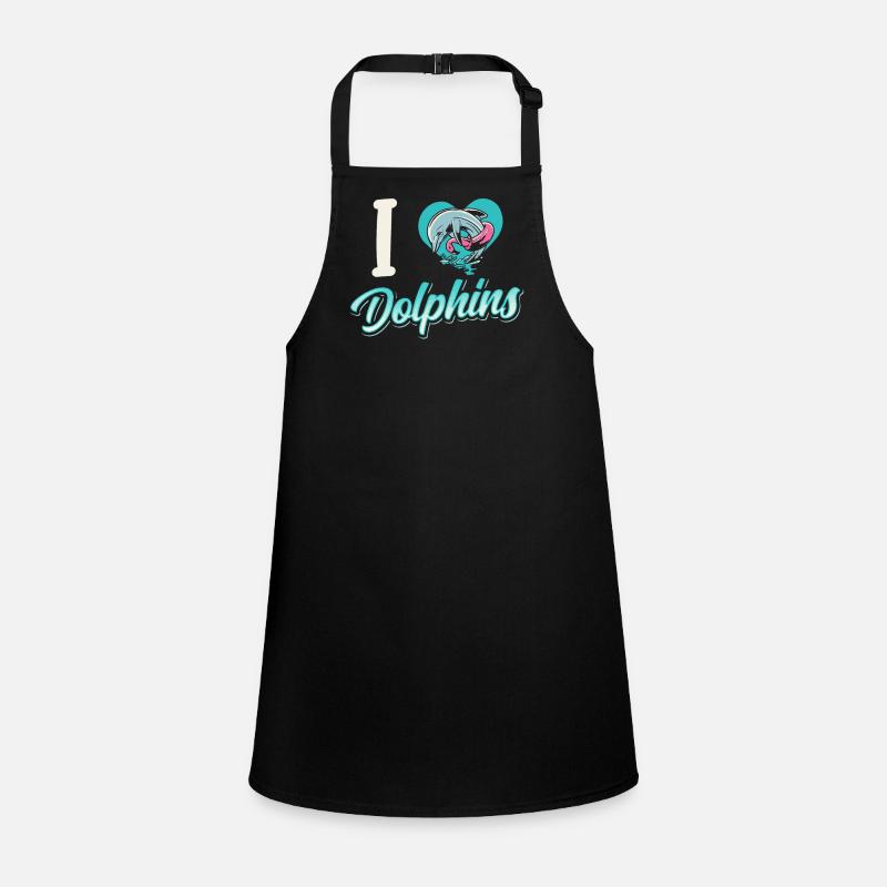 J’adore les dauphins dauphin dauphin dauphin Tablier Enfant