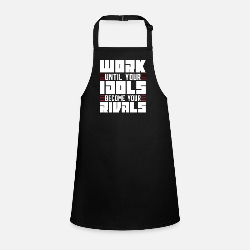 Judo Work Until Your Idols Fighter Karate Training Children's Apron