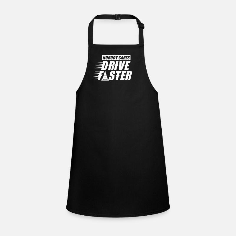 Nobody cares about driving faster Team Nobody Children's Apron