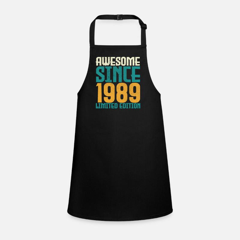 Awesome seit 1989 limitierte Auflage. Schürze für Kinder