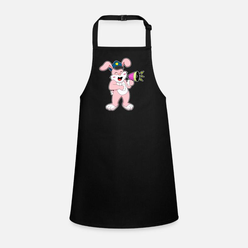 Rabbit Policier Microphone Tablier Enfant