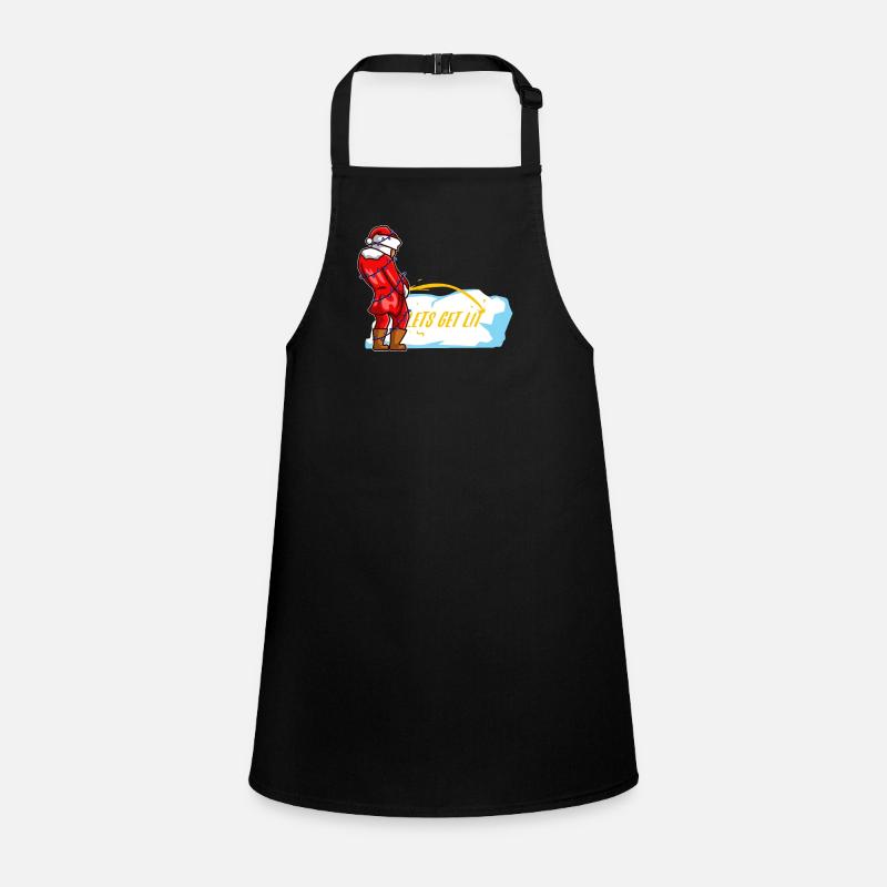 Lets get lit christmas Children's Apron