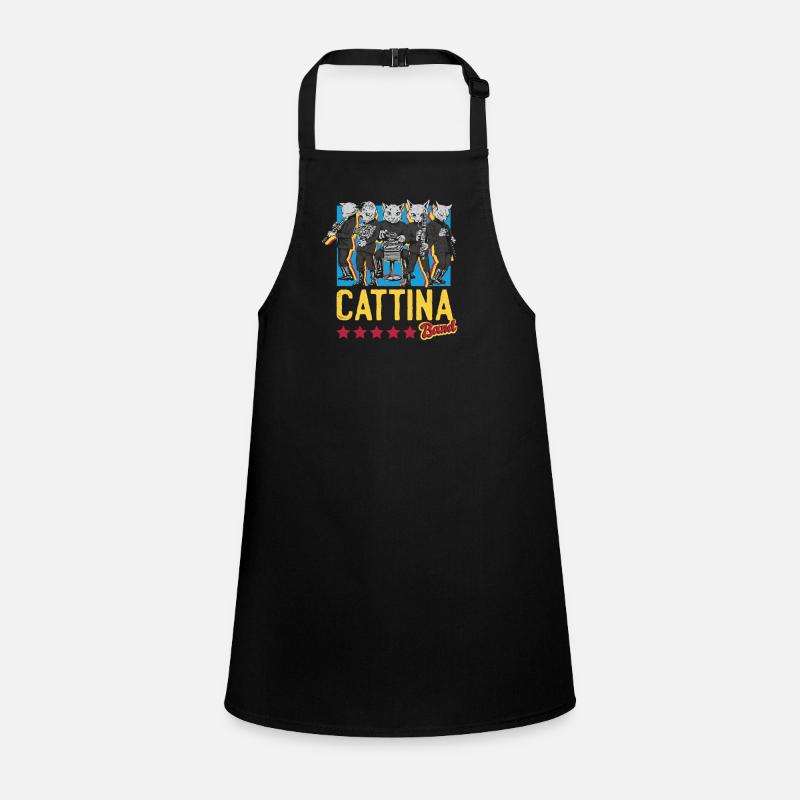 Cat - Cattina Band Children's Apron