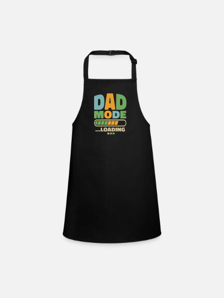 Papa - mode papa ... Chargement - Tablier Enfant - noir - Devant
