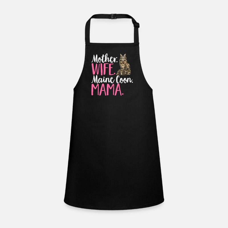 Maine Coon Cat Children's Apron