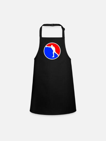 Logo des boîtes - Tablier Enfant - noir - Devant