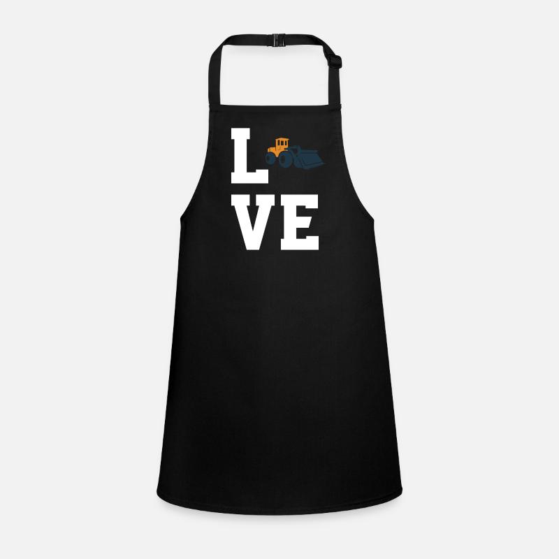 Wheel loader lovers Children's Apron