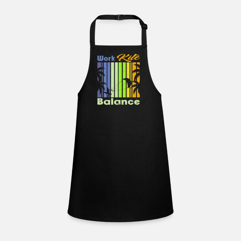 Work Kite Balance. Lifestyle Vintage Design, Work Children's Apron