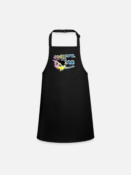 Awesome since 2011. Wakeboard Lifestyle - Schürze für Kinder - Schwarz - Vorne