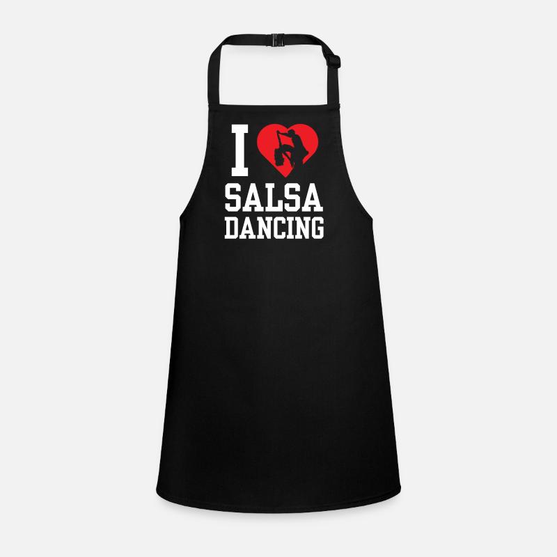 J’aime la danse salsa danseur Danse passe-temps Tablier Enfant