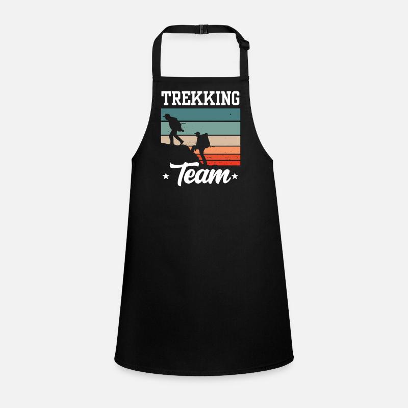 Trekking Team Wanderer Hike Hiking Children's Apron