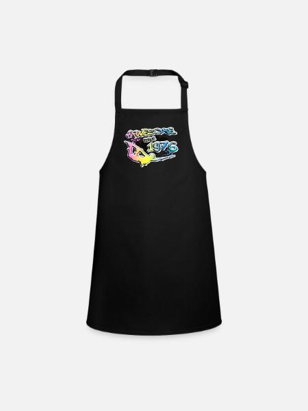 Génial depuis 1962. Wakeboard Lifestyle - Tablier Enfant - noir - Devant