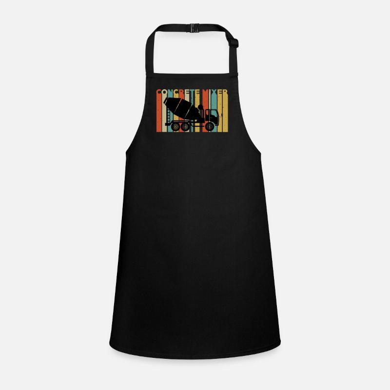 Retro concrete truck Children's Apron