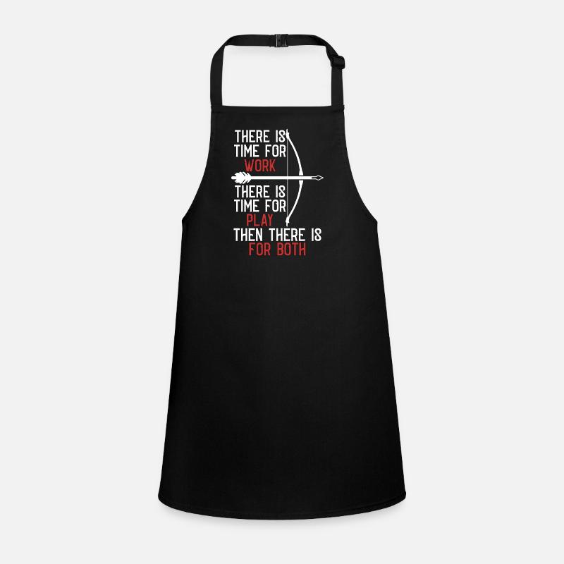 Bowhunting There Is Time For Bow Target Bowhunter Children's Apron