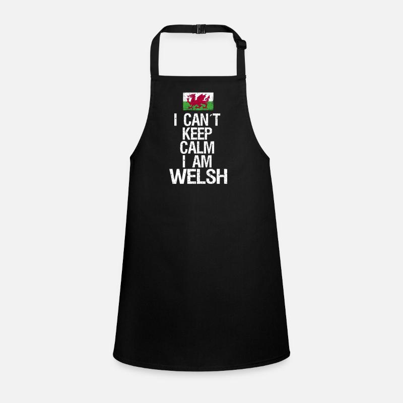I can not Keep Calm I am Welshman Children's Apron