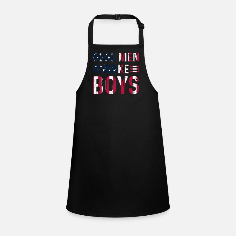 Boy Daddy - Real Men Make Boys Daddy To Be Children's Apron