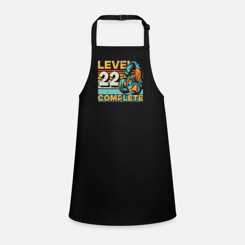 Gaming Birthday Level 22 Complet pour les joueurs. Tablier Enfant