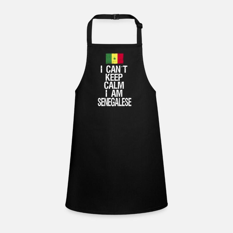 Je n’arrive pas à garder mon calme Je suis Sénégalais Tablier Enfant
