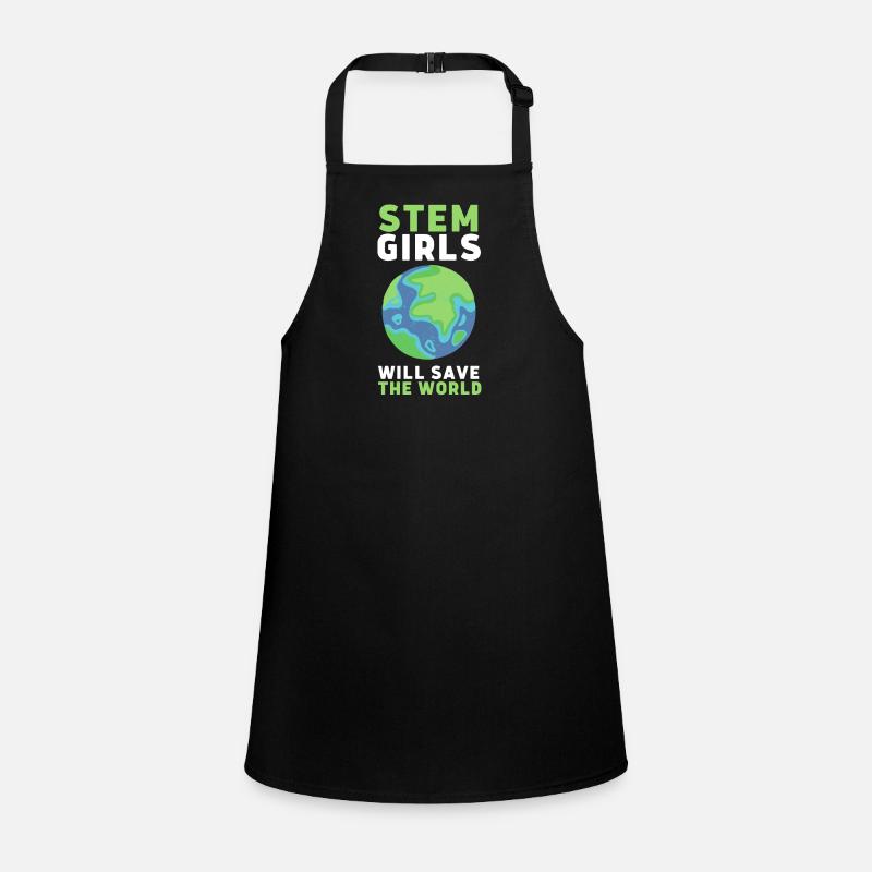 Female Stem Scientist Technology Student, Children's Apron