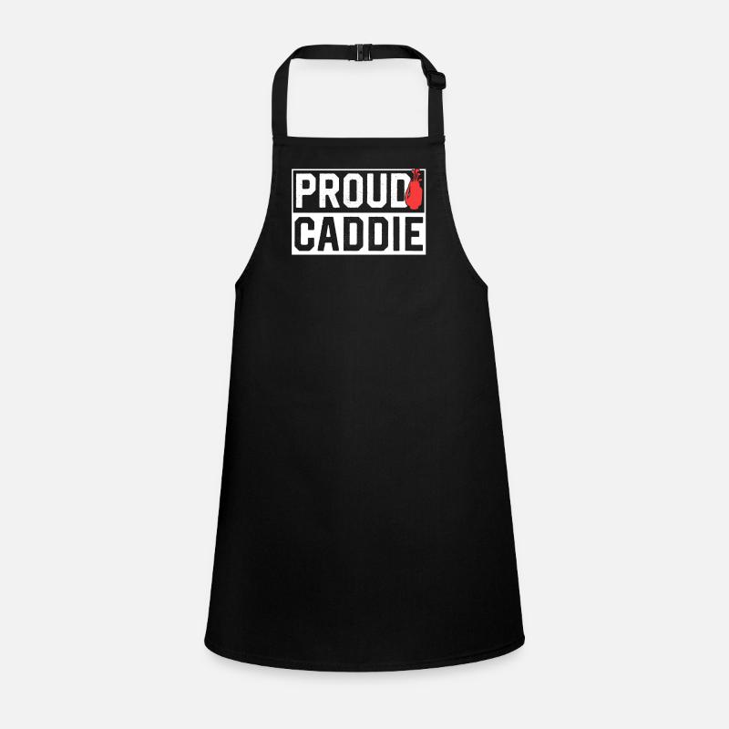 Proud caddie profession golfing golf golfer Children's Apron