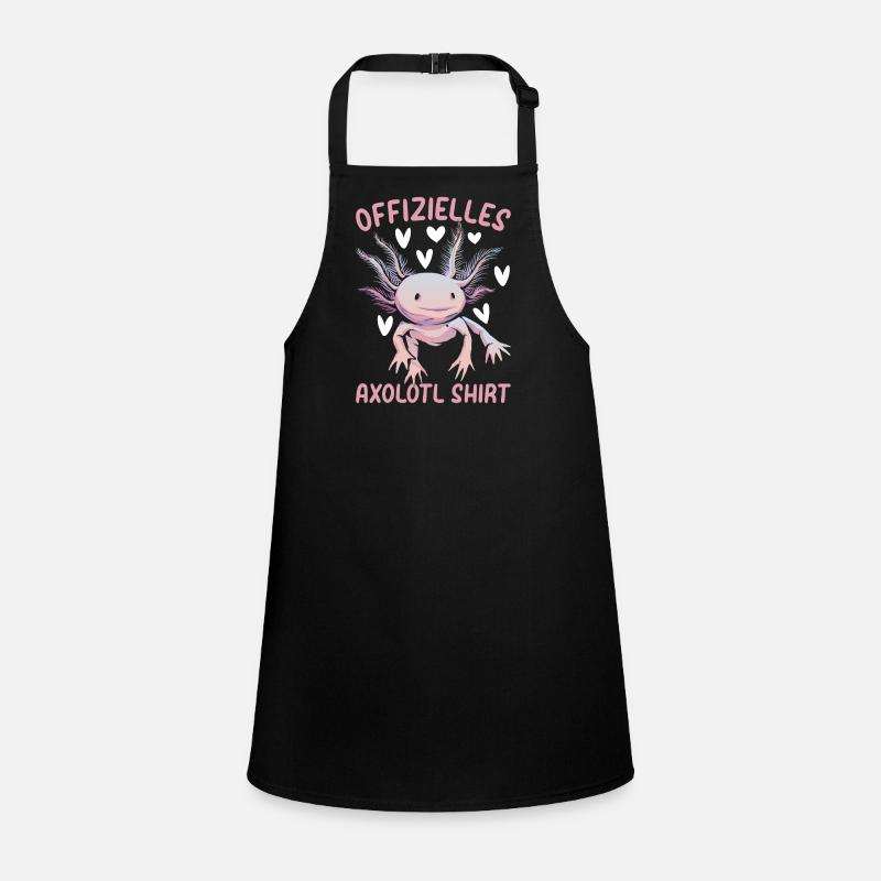 Offizielles Axolotl Shirt Axolotl Querzahnmolch Ax Schürze für Kinder