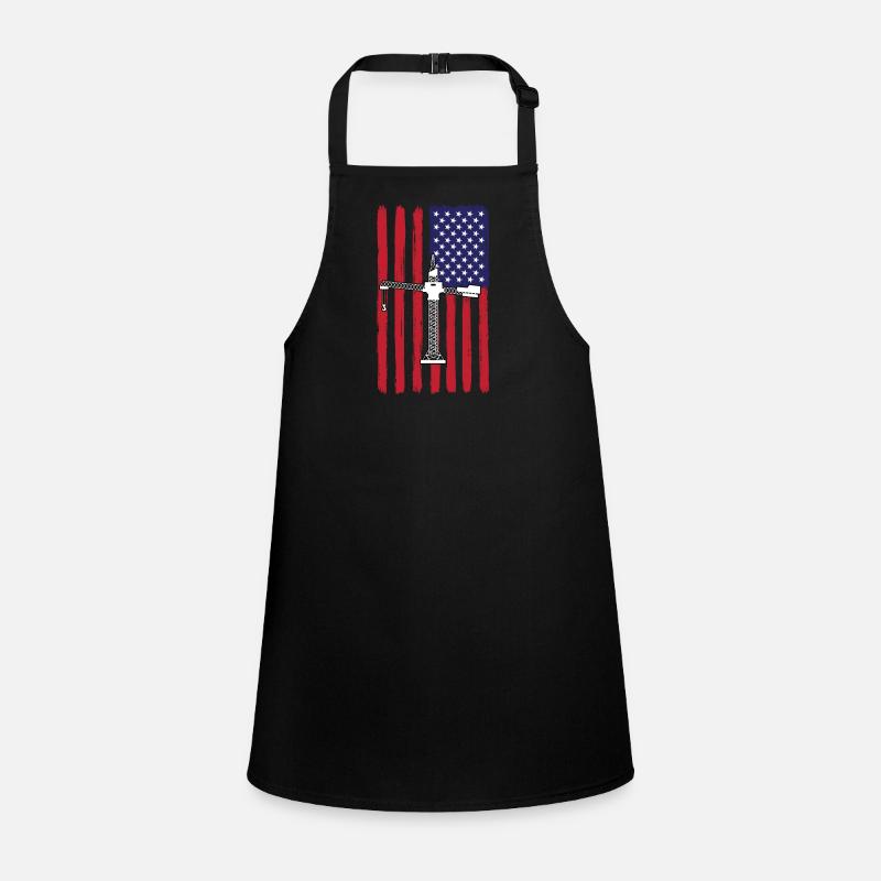 USA Crane Driver Design Children's Apron