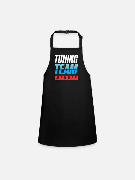 Équipe de tuning - Tablier Enfant - noir - Devant
