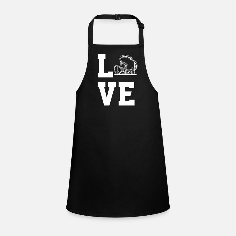 Liebe Achterbahnen Schürze für Kinder