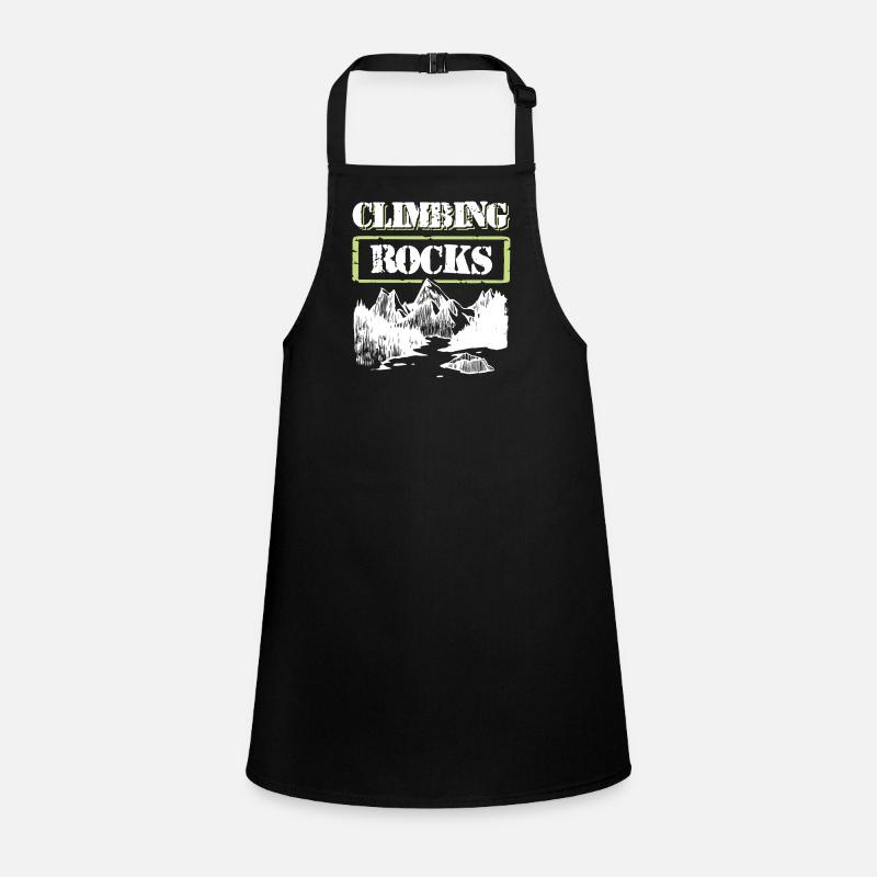Climbing mountains Children's Apron