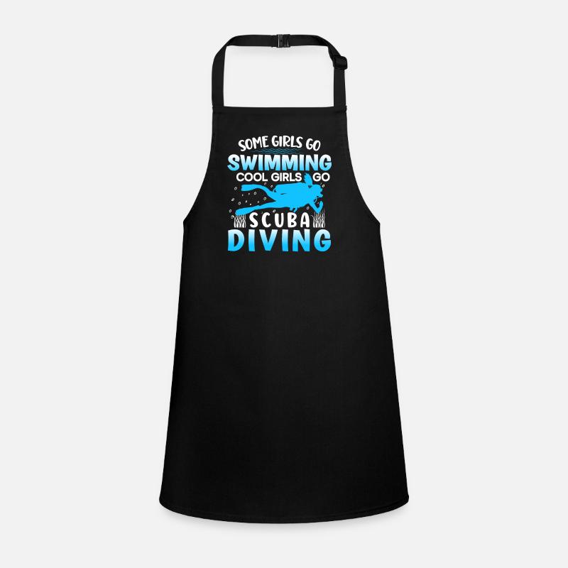Scuba Diving Gift Underwater Scuba Diver Children's Apron