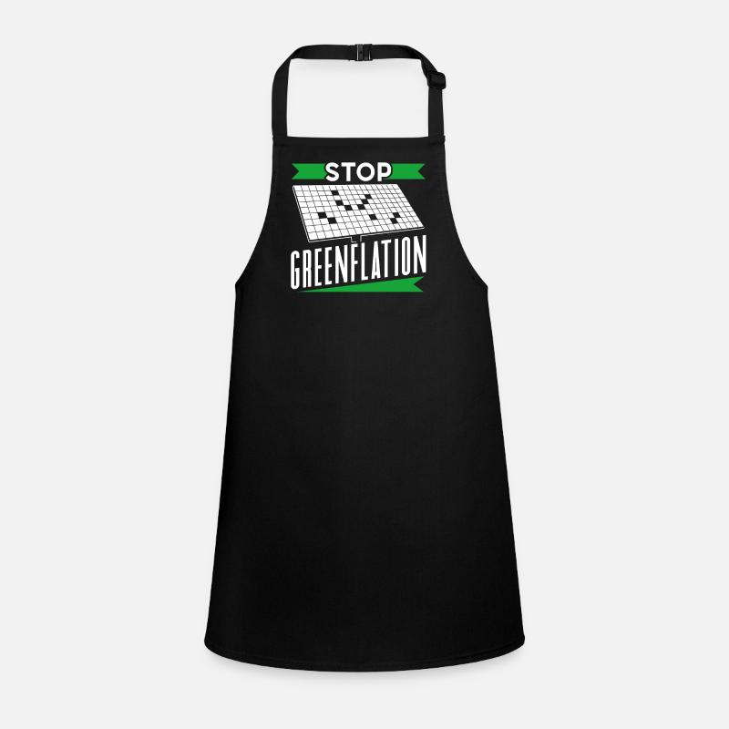 Greenflation Stop Inflation verte Energie Tablier Enfant