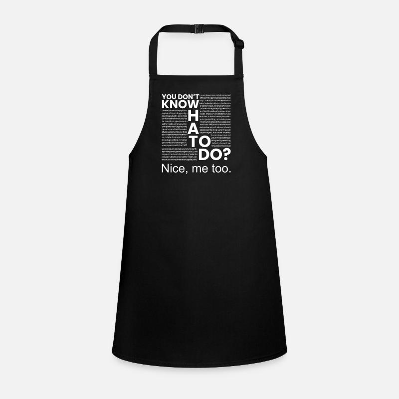 Time to hang out Children's Apron