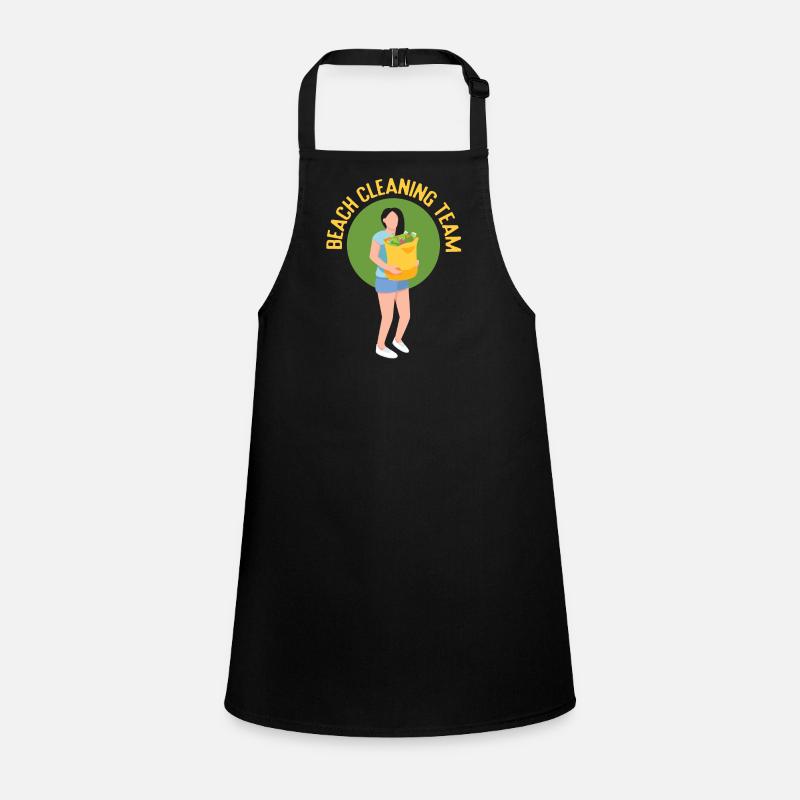 Beach Clean Up Team Beach Beach Cleaning Children's Apron