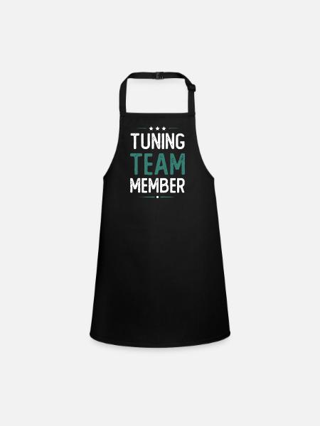 Équipe de tuning - Tablier Enfant - noir - Devant